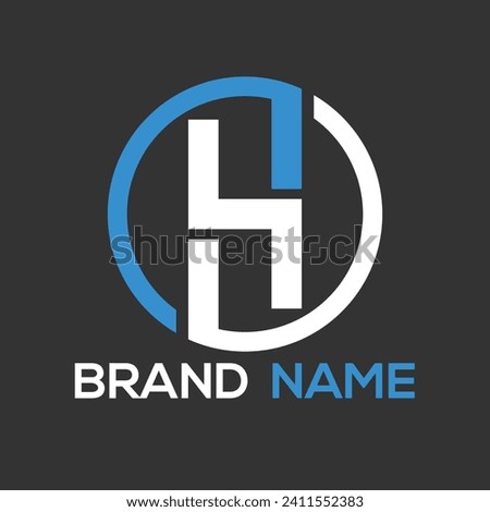 Circle H letter logo design service