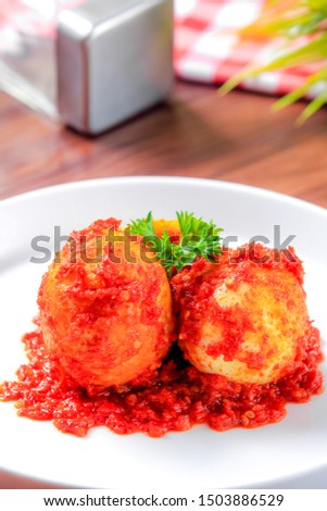 Telur Balado (Spicy Chile Sauce with Eggs)