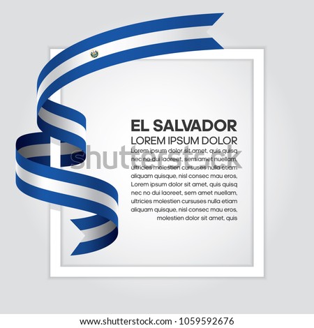 El Salvador flag background