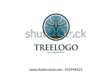 Trees Logo Stock Vector 432948622 : Shutterstock