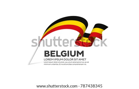 Belgium flag background