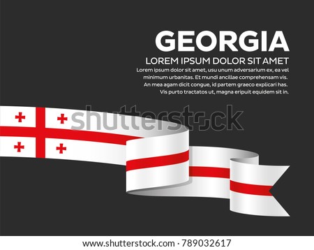 Georgia flag background