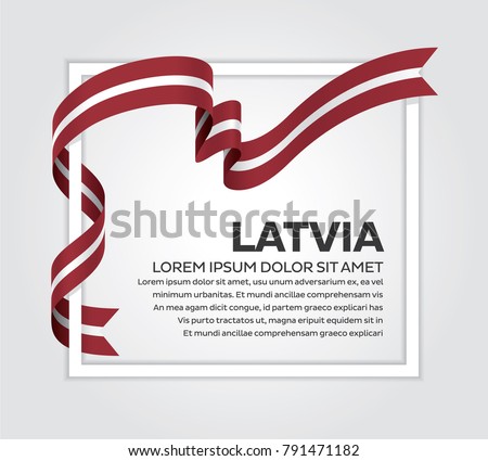 Latvia flag background