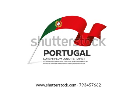 Portugal flag background