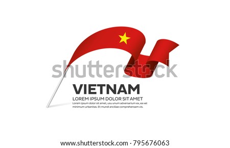 Vietnam flag background