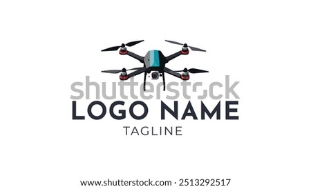 Illustration graphic vector future of drone technology logo design template. Unique drone logo design inspiration