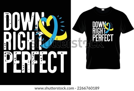 DOWN SYNDROME T - SHIRT DESIGN.