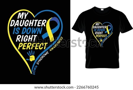 DOWN SYNDROME T - SHIRT DESIGN.