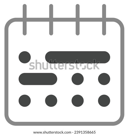 illustration of a icon date range