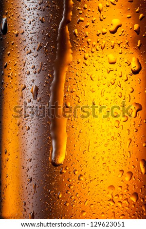Bottle of beer. Abstract background