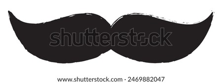 Italy mustache icon. Simple illustration of italy mustache vector icon for web