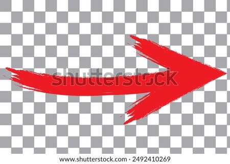 Long straight brush arrow icons. White horizontal pointer, direction, transfer, position or location and width vector icon isolated on black background