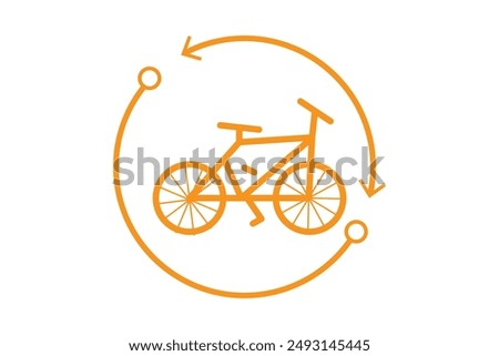 bicycle side view icon in different style vector illustration. two colored and black bicycle side view vector icons designed in filled, outline, line and stroke style can be used for web, mobile, ui