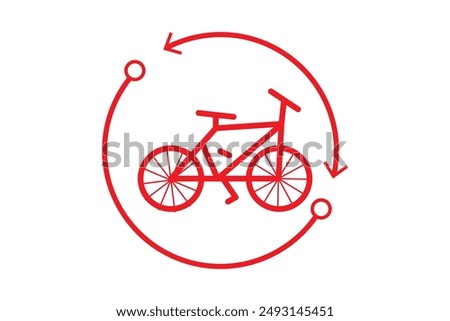 bicycle side view icon in different style vector illustration. two colored and black bicycle side view vector icons designed in filled, outline, line and stroke style can be used for web, mobile, ui