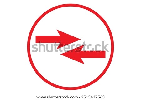 arrows data transfer icon, exchange arrow icons - Swap icon with two arrows