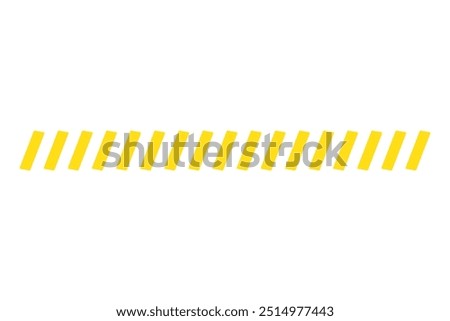 yellow warning line striped rectangular background, yellow and black stripes on the diagonal, a warning to be careful of the potential danger vector template sign border