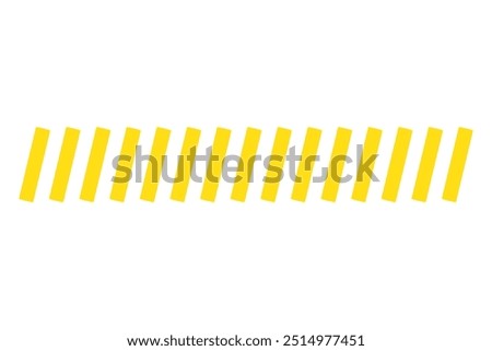 yellow warning line striped rectangular background, yellow and black stripes on the diagonal, a warning to be careful of the potential danger vector template sign border