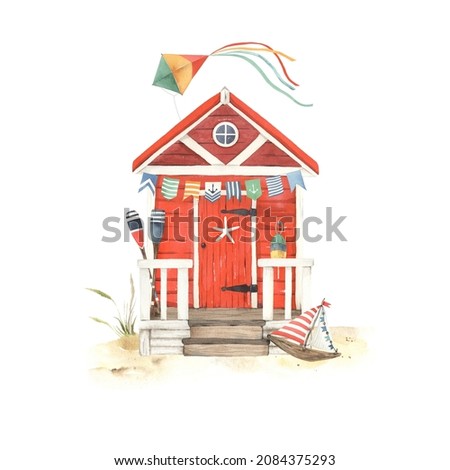 Similar – Image, Stock Photo House by the sea