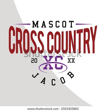 Mascot Cross country 20xx jacob, Cross Country Cutting files for all of your crafting work, cross country team design, Great for t-shirt