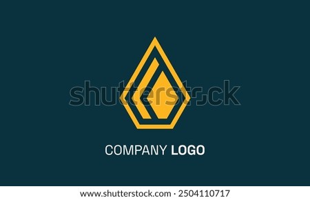 Luxurious Diamond Logo Design with Sleek Geometric Lines Representing Elegance, Prestige, and Timeless Beauty