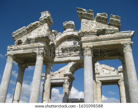 Aphrodisias Ancient City UNESCO World Heritage Site, Geyre, Turkey Stok fotoğraf © 