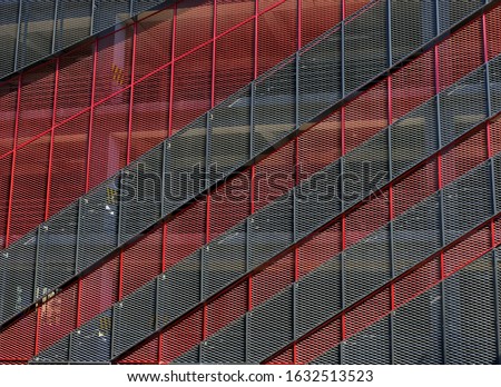 Multi-storey car park steel exterior  Stok fotoğraf © 