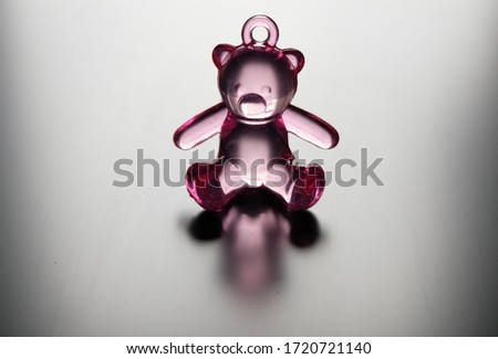 Transparent Bear Figure for kids  Stok fotoğraf © 