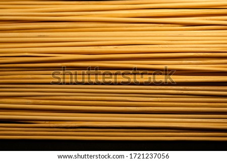 Bamboo skewers pattern close up Stok fotoğraf © 