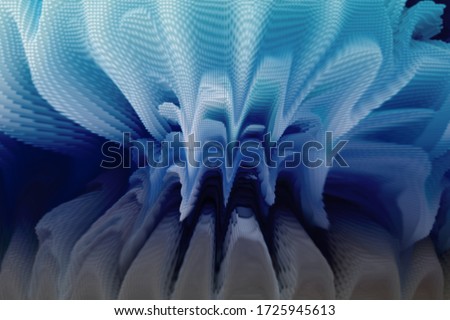 Abstract Cave Lake wallpaper. 3D illustration Stok fotoğraf © 