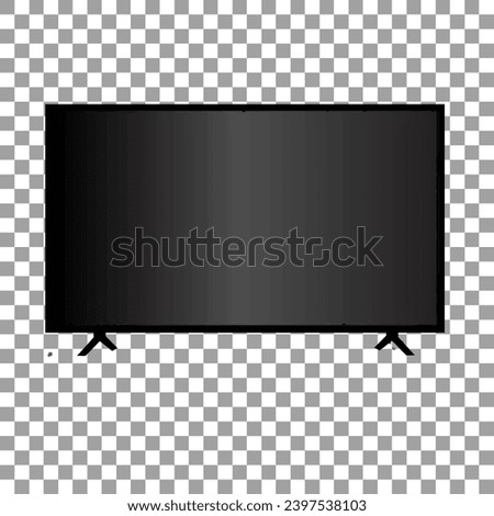 4k tv screen vector. LCD or LED tv screen,LCD Television TV Screen - Vector with grouped items, named layers and with a separate layer to easily add your own image to TV screen EPS10.