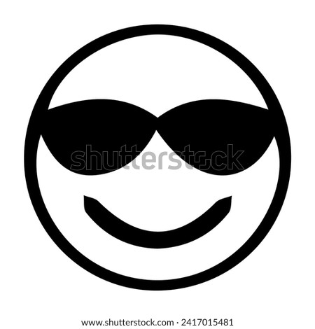 Slightly Smiling Face emoji line icon. linear style sign for mobile concept and web design. Happy face emoticon outline vector icon. Symbol, logo illustration. Vector graphics eps10 