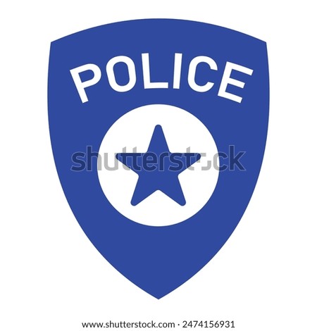 Police symbols. Police badge. Police vector icons. Policeman badges collection design eps 10 