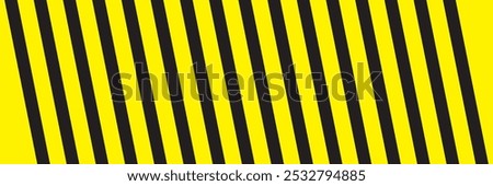 Stripe seamless pattern with Black, Yellow. Police Line. Slash divider. Caution tapes with black and yellow diagonal slashes