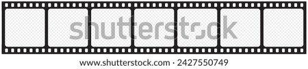 filmstrip Logo Template vector illustration design