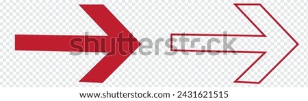 Vector simple and basic style logo of two arrows going in opposite directions investments, stock exchange concept illustration