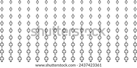 Seamless simple pattern of dotted cross, plus sign. Aspect ratio, full hd, 4K, for a widescreen display