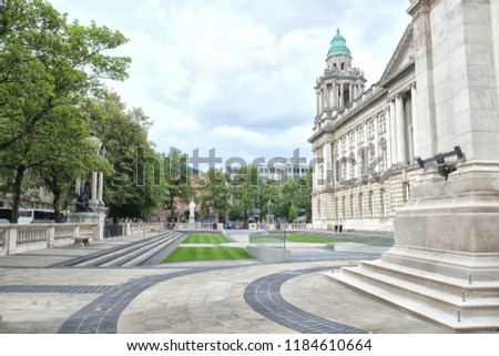 Belfast City Hall is the civic building of Belfast City Council located in Donegall Square, Belfast, Northern Ireland