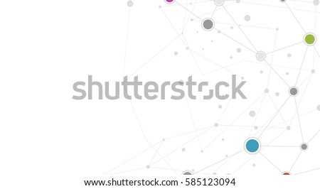 Abstract polygonal background, geometrical backdrop with connecting dots, lines, triangles for global web, connection, science, futuristic concept. Vector minimalist, trendy illustration.