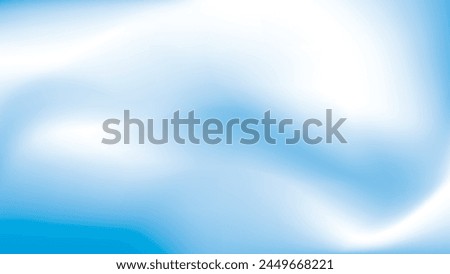 Abstract white and blue color gradient background. Vector illustration.