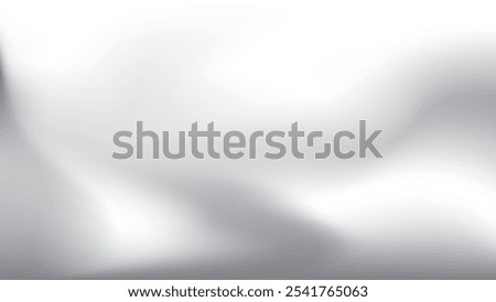 Abstract white and gray gradient background. Vector illustration.