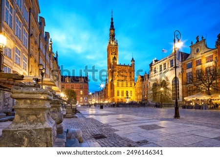 Similar – Foto Bild Dlugi Targ and the Golden Gate | Gdansk | Poland