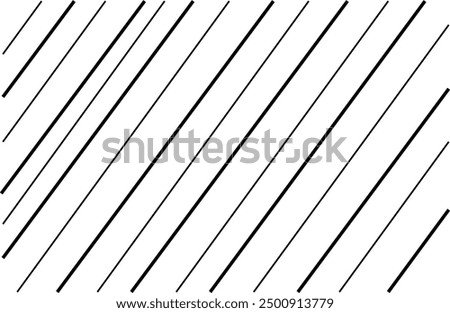 Black Slash line border vector. Tilt strip geometric abstract border. Linear diagonal stroke and slash wallpaper. Digital PNG illustration. footer modern design isolated on transparent background.