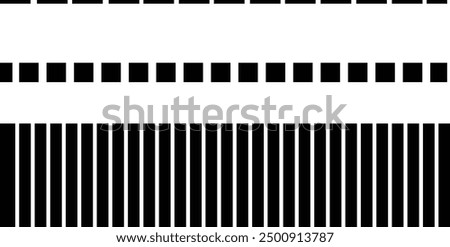 Black Slash line border vector. Tilt strip geometric abstract border. Linear diagonal stroke and slash wallpaper. Digital PNG illustration. footer modern design isolated on transparent background.