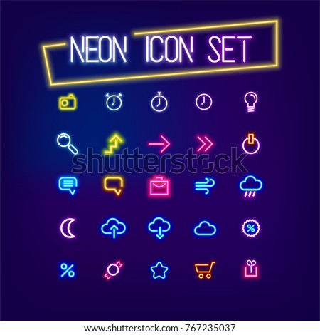 Neon Icon At Getdrawings Free Download Neon multicolor mickey icons and stars are sprinkled about the chic black lining within the bag. neon icon at getdrawings free download