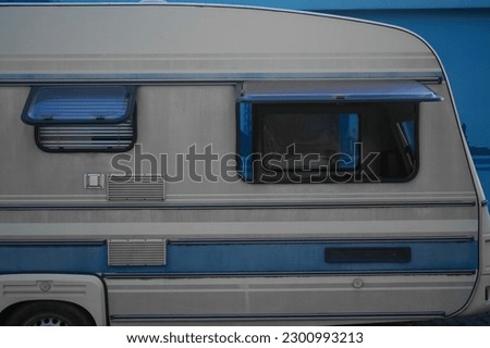 Similar – Image, Stock Photo With the old camper around the world