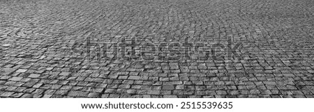 Similar – Image, Stock Photo Cobbled road with grass between stones