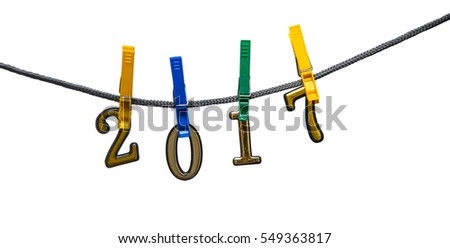 Similar – Image, Stock Photo colored plastic clothespins illuminated