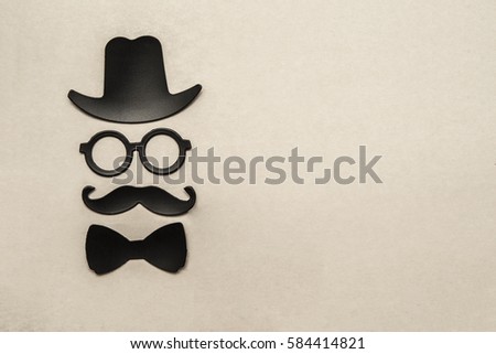 Top Hat, Glasses, Moustache, Bow Tie, Gloves, Smoking Pipe Men/'s Steampunk Set