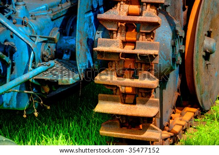 Tractor With Half Track Stock Photo 35477152 : Shutterstock