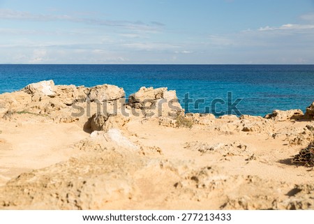 Nature of Cyprus Island - Coastline Landscape